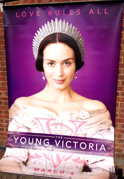Cinema Banner: YOUNG VICTORIA, THE 2009 (Victoria) Emily Blunt Jim Broadbent Mark Strong Cinema Banner: YOUNG VICTORIA, THE 2009 (Victoria) Emily Blunt Jim Broadbent Mark Strong