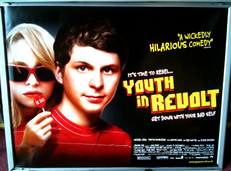 YOUTH IN REVOLT: Main UK Quad Film Poster