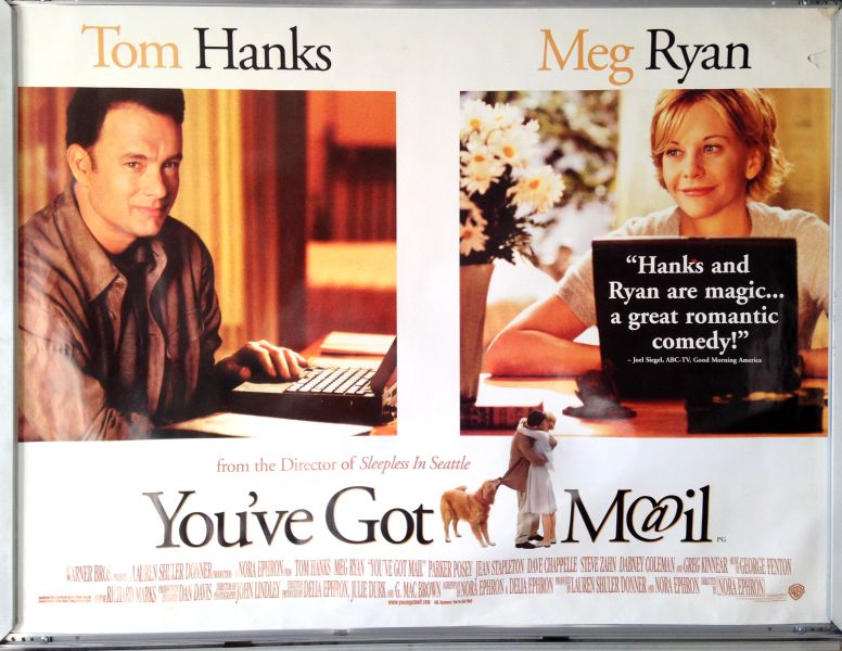 Cinema Poster: YOU'VE GOT MAIL 1998 (Quad) Tom Hanks Meg Ryan