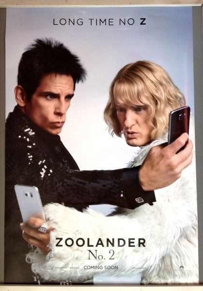 Cinema Poster: ZOOLANDER NO 2 2016 (Advance One Sheet) Ben Stiller Owen Wilson